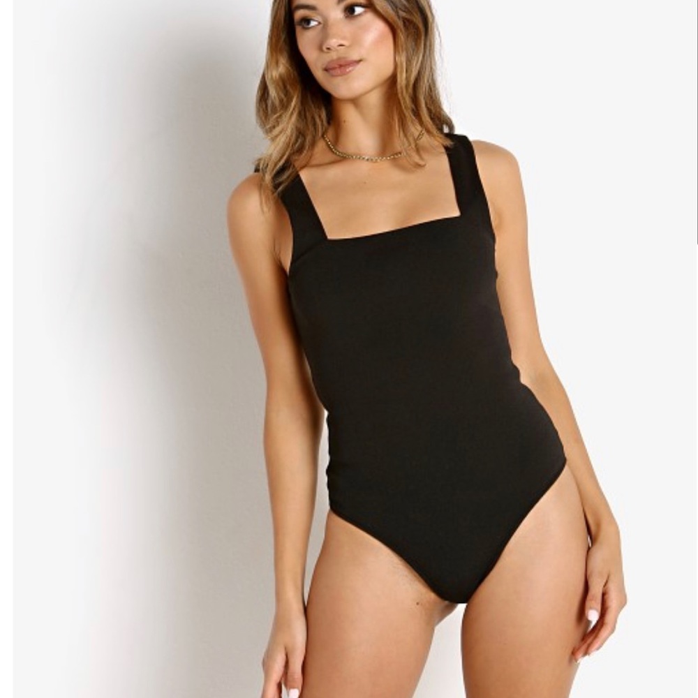 Show Me Your MuMu, black, sleeveless body suit